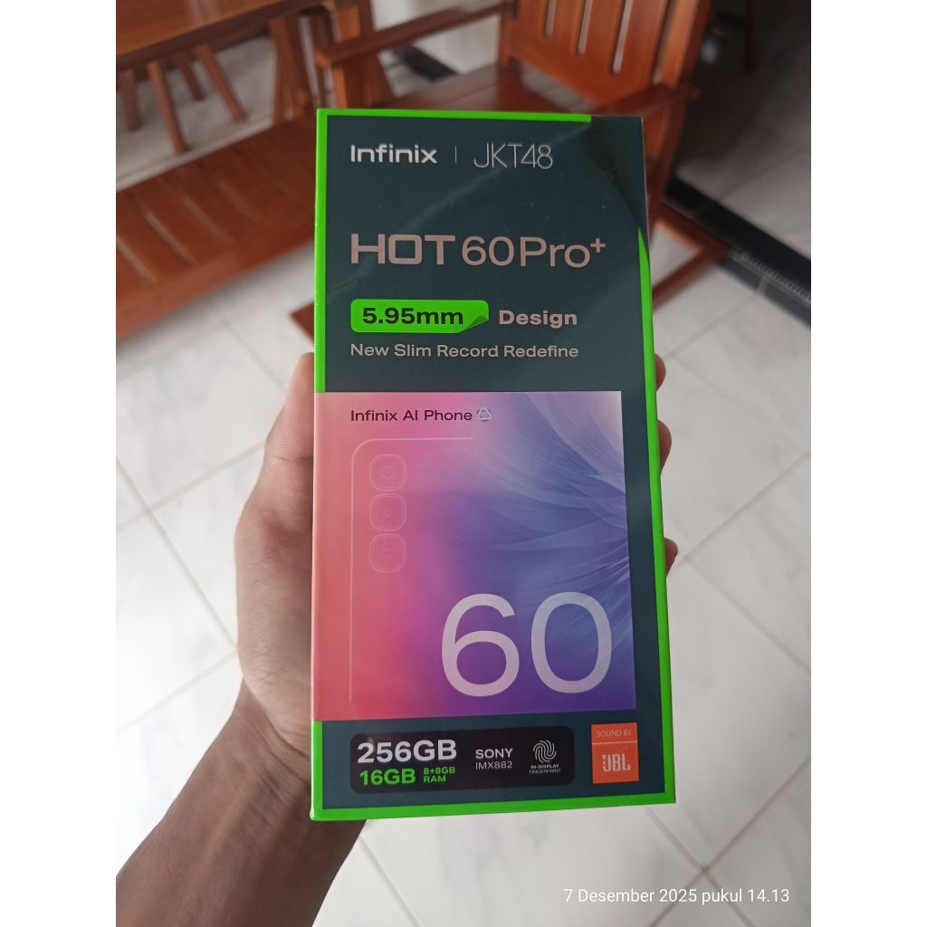 infinix hot 60 pro+ 8/256 warna hitam new segel