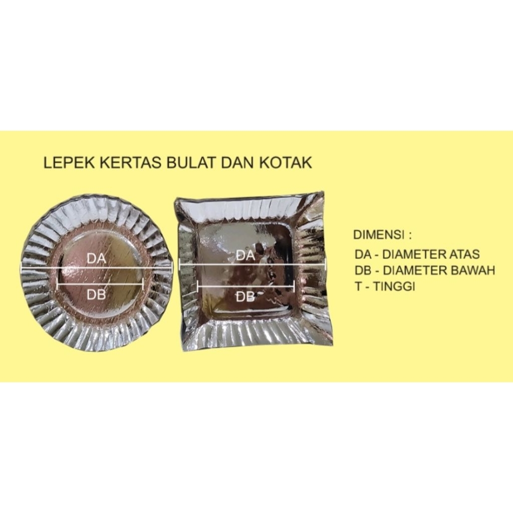 LEPEK KERTAS BULAT DAN KOTAK