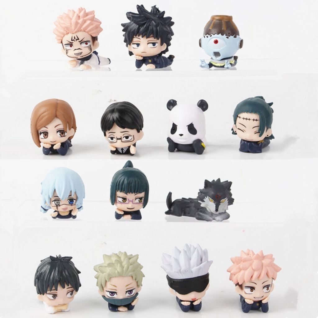 action figure jujutsu kaisen mini figure set 7pcs
