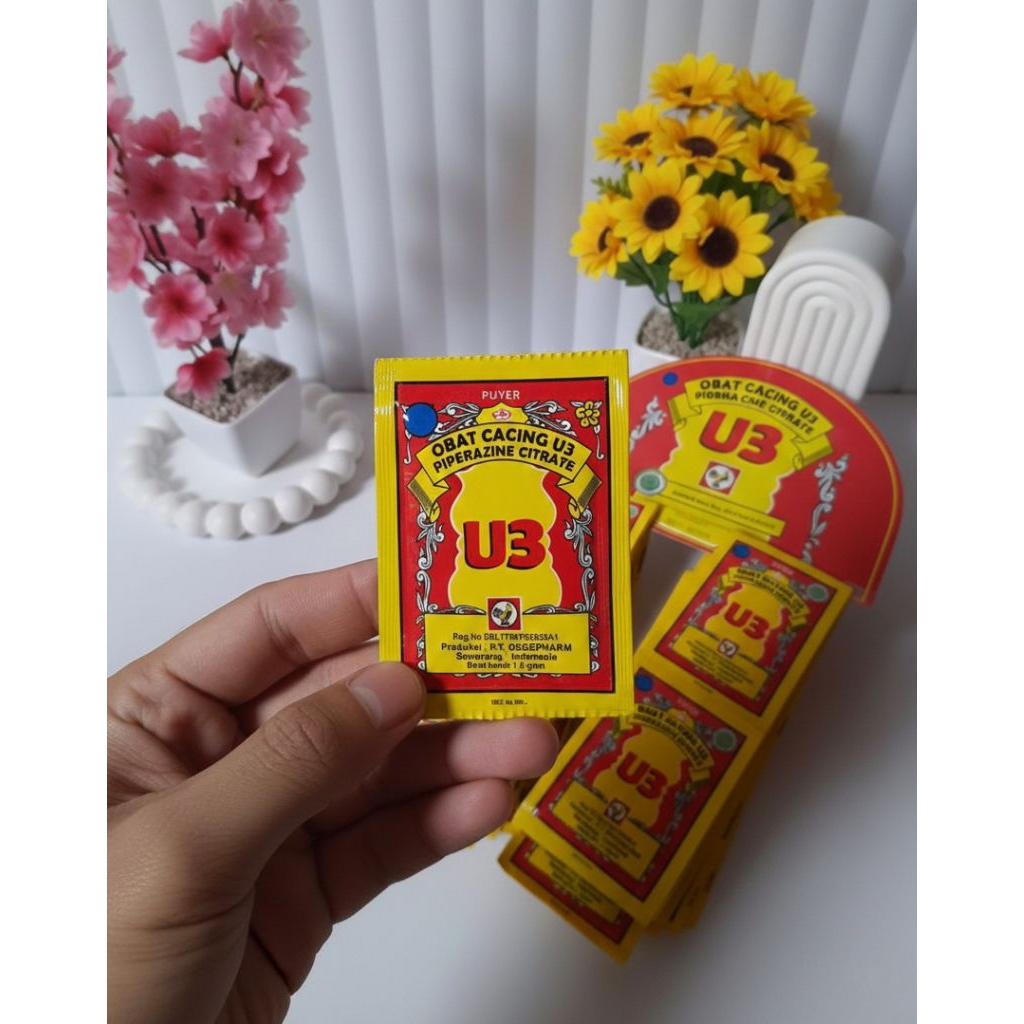 Puyer U3 Obat Cacing - 1 Sachet (1,5gr)