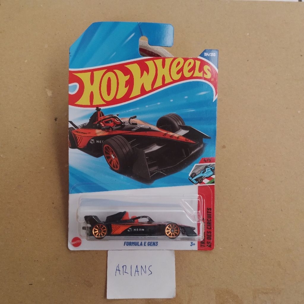 hot wheels formula E gen 3