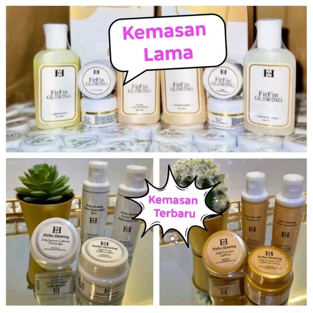 PAKET GlOWING CREAM FF Firfinn Glowing skincare