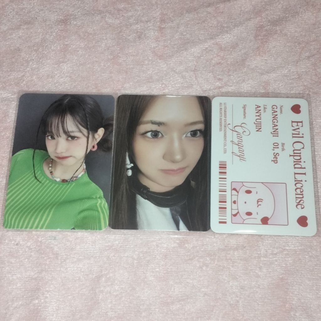 [ read desc ] ready wts want to sell official photocard ive secret evil cupid yujin wonyoung ganganj