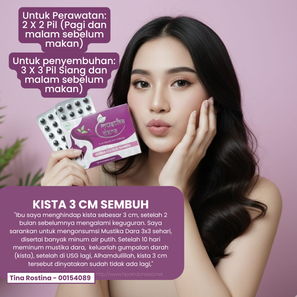 Mustika Dara Pil Solusi Kewanitaan | MYOM Kista