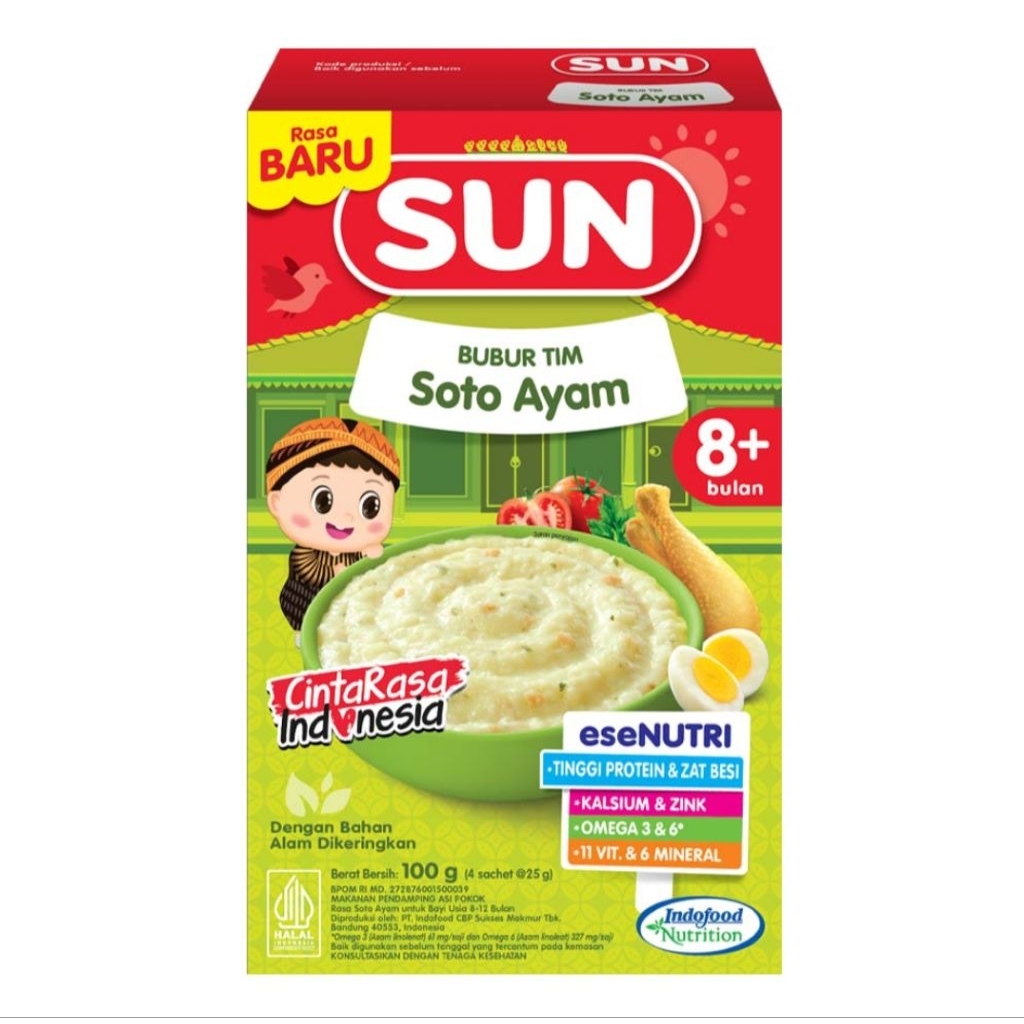 Sun Bubur Bayi Tim Soto Ayam 100 g