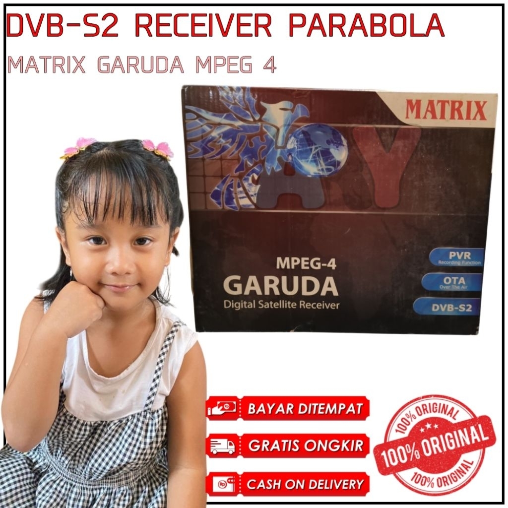 MATRIX GARUDA MPEG-4 DVB-S2 RECEIVER PARABOLA