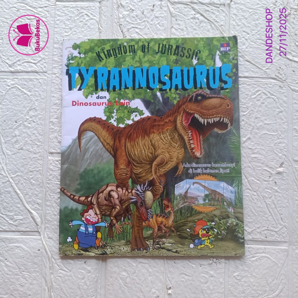 Tyrannosaurus dan Dinosaurus Lain - Kingdom of Jurassic - Buku Pengetahuan Anak Bekas