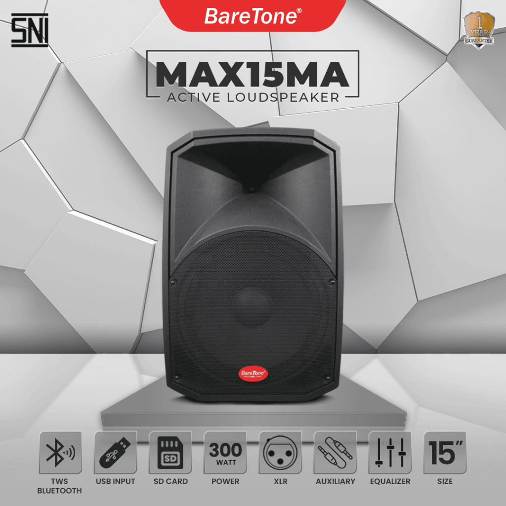 Active Speaker Baretone MAX-15MA Power 300 Watt
