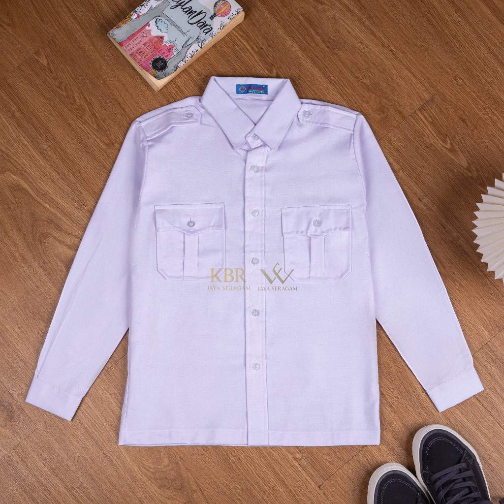 Paskibraka/PDL Putih Panjang Baju Paskibraka/PDL Putih Panjang Merek Seragam / Baju Paskibra WF Jaya