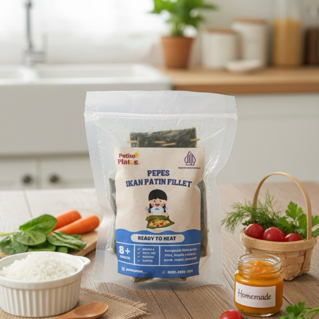 (Kirim Instant) Pepes Ikan Patin  – MPASI Padat Gizi & Nutrisi