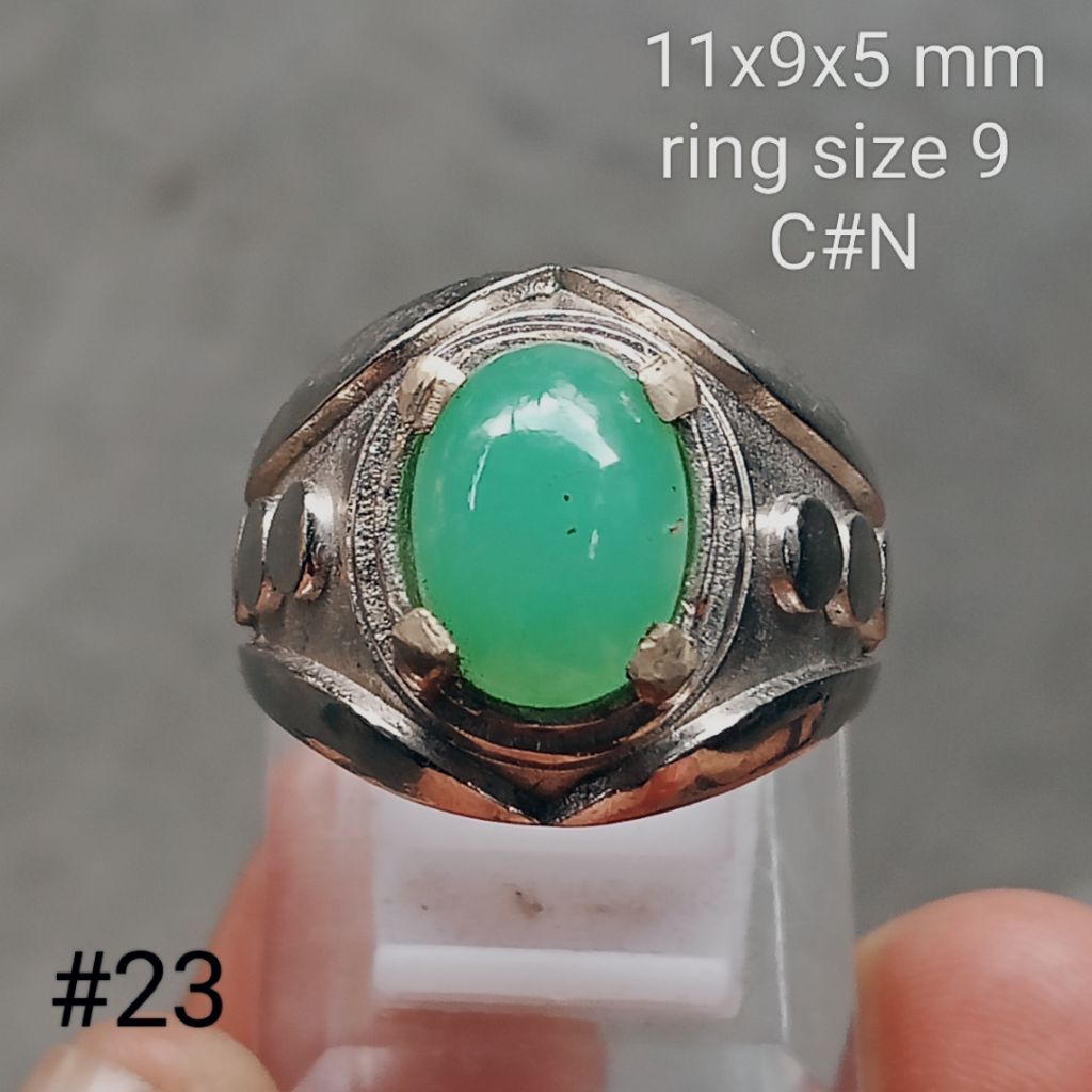 batu natural jedeite jade type B -C , batu giok Burma #23