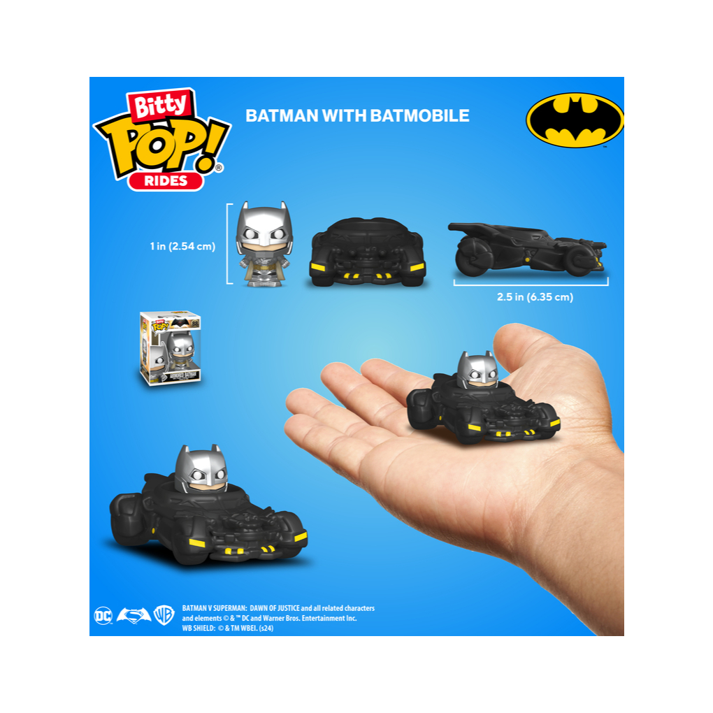 [Funko] Bitty Pop Rides - Armored Batman with Batmobile - Batman v Superman