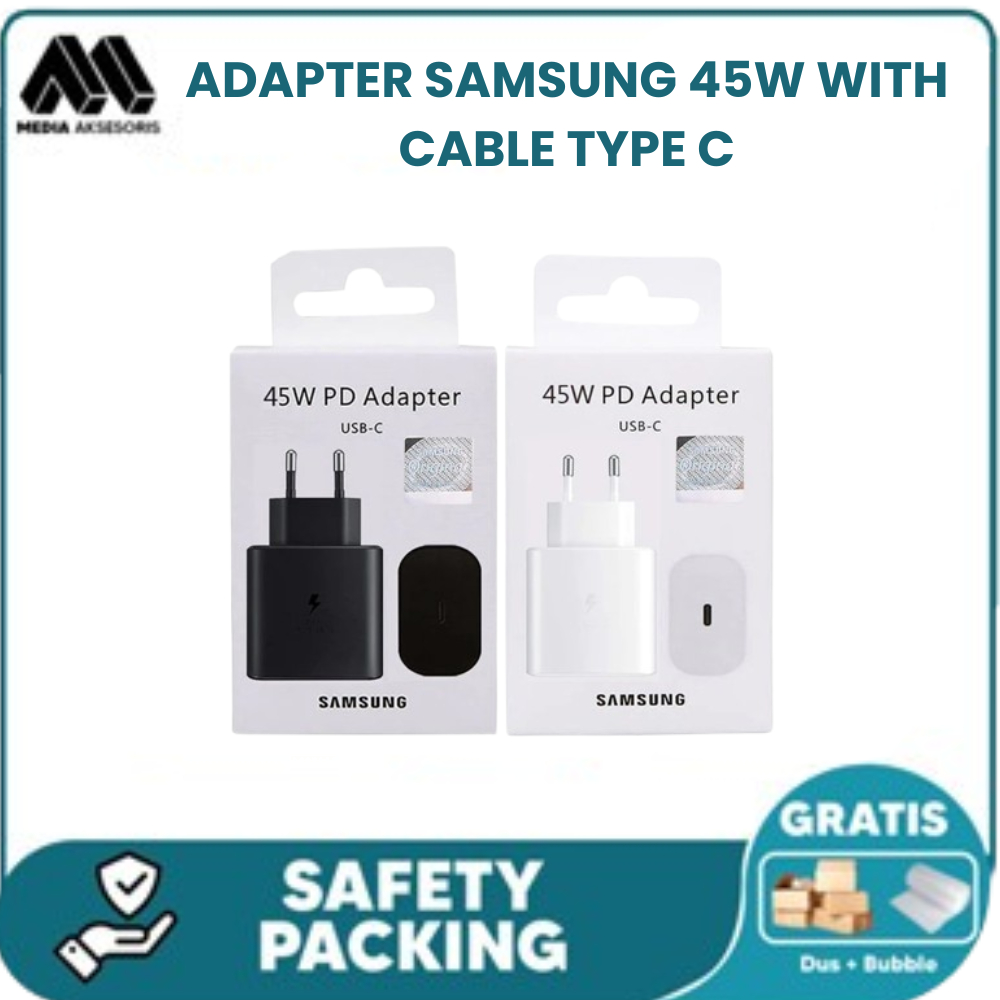 Charger Samsung Adaptor Original Fast Charging 45Watt Samsung Fast Charging Bergaransi