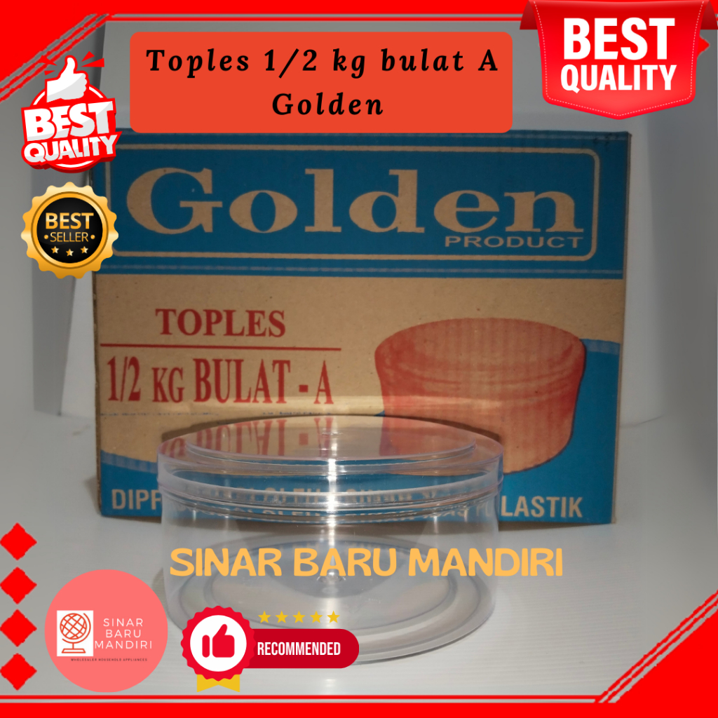 Toples Golden A / Toples Golden B / Toples Golden ulir / Toples 500 gram / Toples 1/2 kg