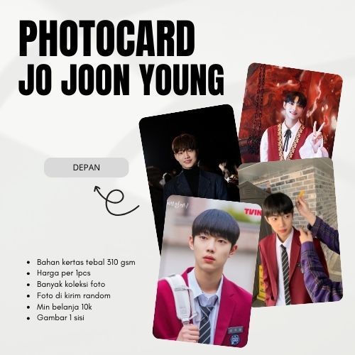 [1PCS] PHOTOCARD JO JOON YOUNG | PHOTOCARD KPOP | PHOTOCARD DRAKOR | PHOTOCARD DRACIN I PHOTOCARD UN