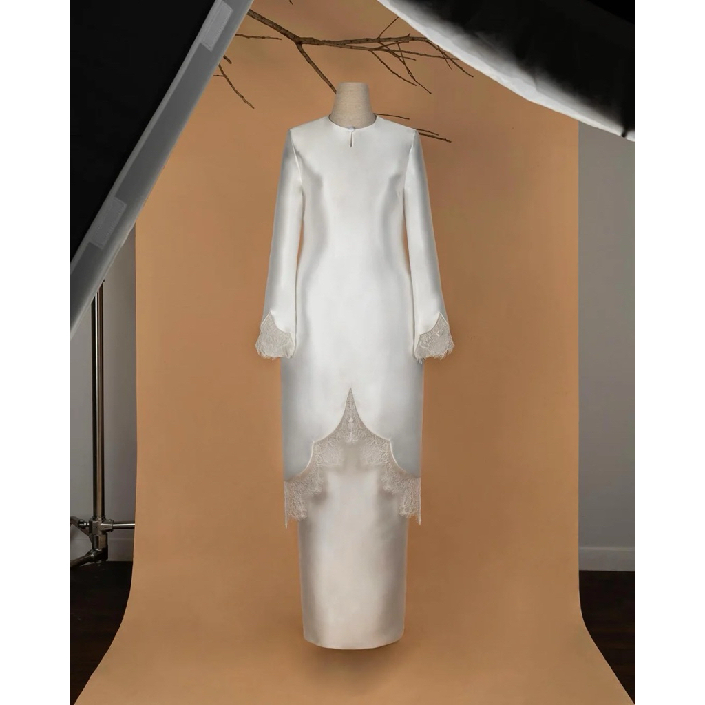 baju kurung akad malaysia melayu nikah