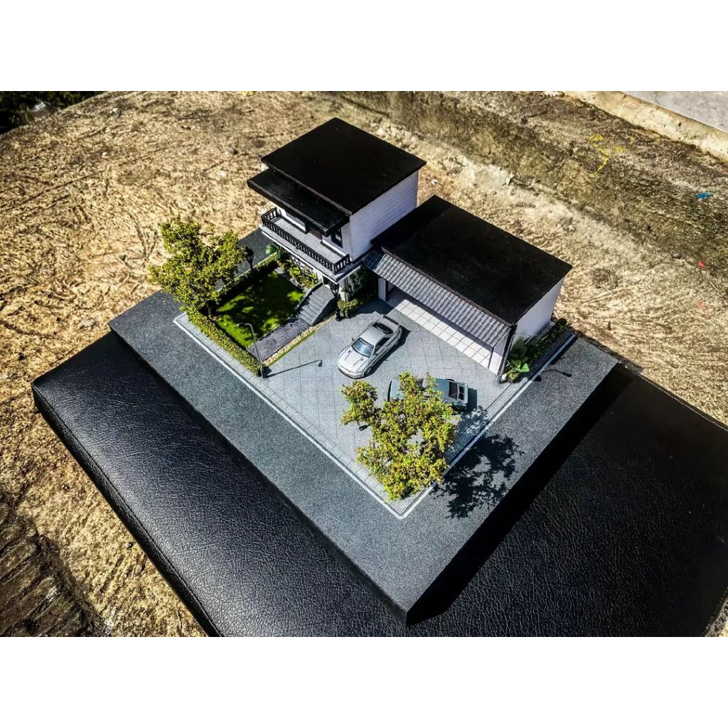 Diorama Rumah Garasi 1:64