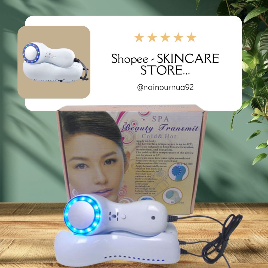 SETRIKA WAJAH ALAT FACIAL COLD HAMMER PHOTON ALAT SETRIKA WAJAH PALU DINGIN FACIAL PDT LED COLD
