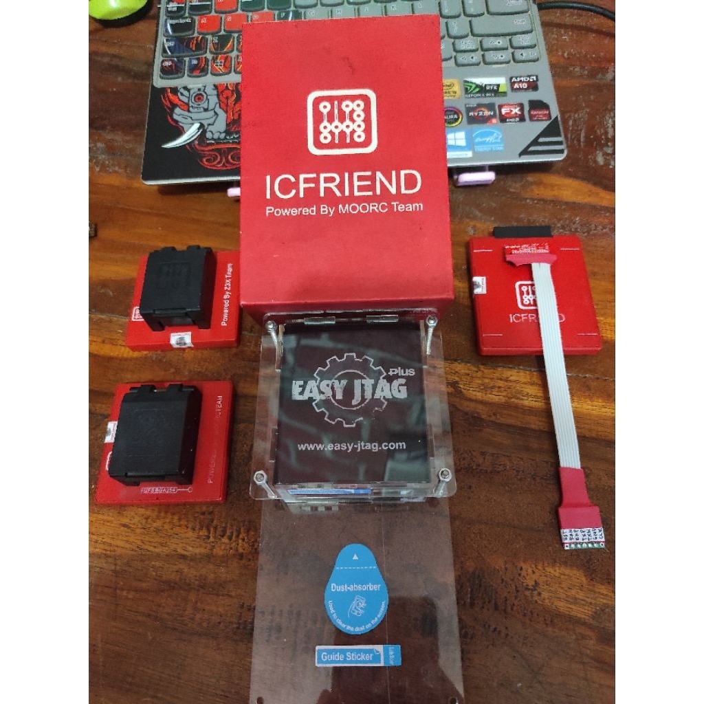 Easy jtag plus+socket ufs 2in1 A5 adapter bekas original