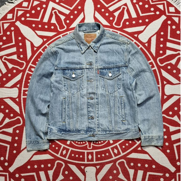 denim jacket trucker 501 snap button 3269 type 3 women size