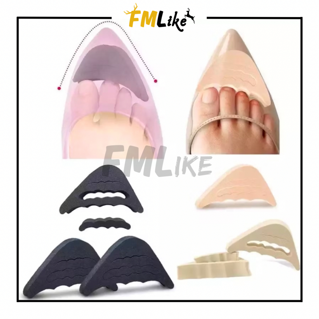 Busa Spon Insole Sepatu Kebesaran / Bantalan Pengganjal Heels Longgar Pelindung Tumit