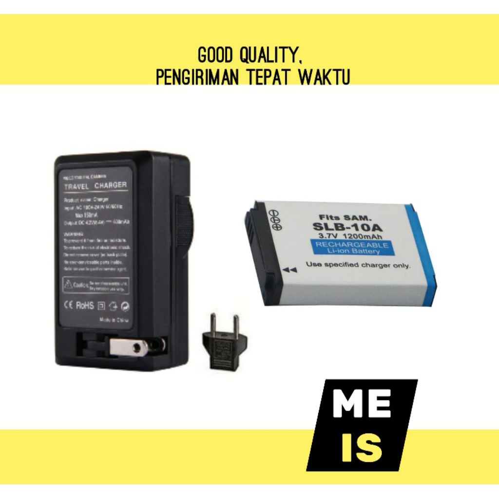 Charger & Baterai Kamera Samsung ES50 ES55 ES60 EX2F HZ15W IT100 Casan Batre