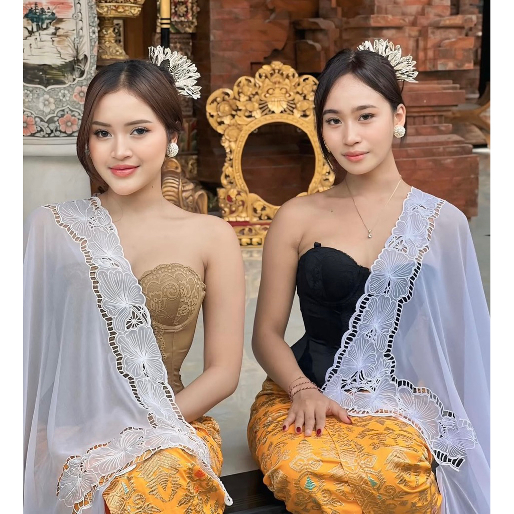 Kain kebaya bordir bali motif terbaru terlaris termurah bahan kebaya bordir bali bahan kebaya encim 