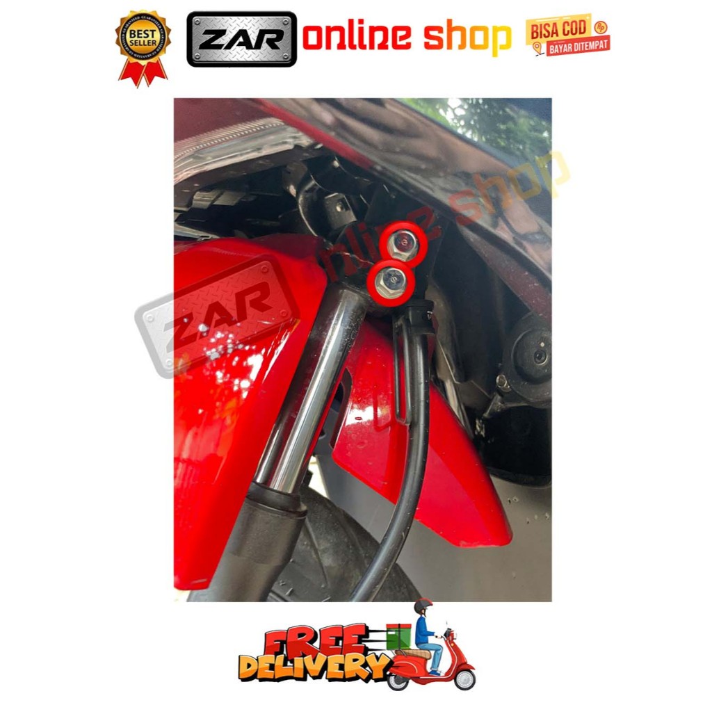 BAUT SEGITIGA DEPAN ( 2 BAUT ) PCX VARIO BEAT DELUXE SCOOPY ADV STYLO GENIO SPACY 110 125 150 160 CB