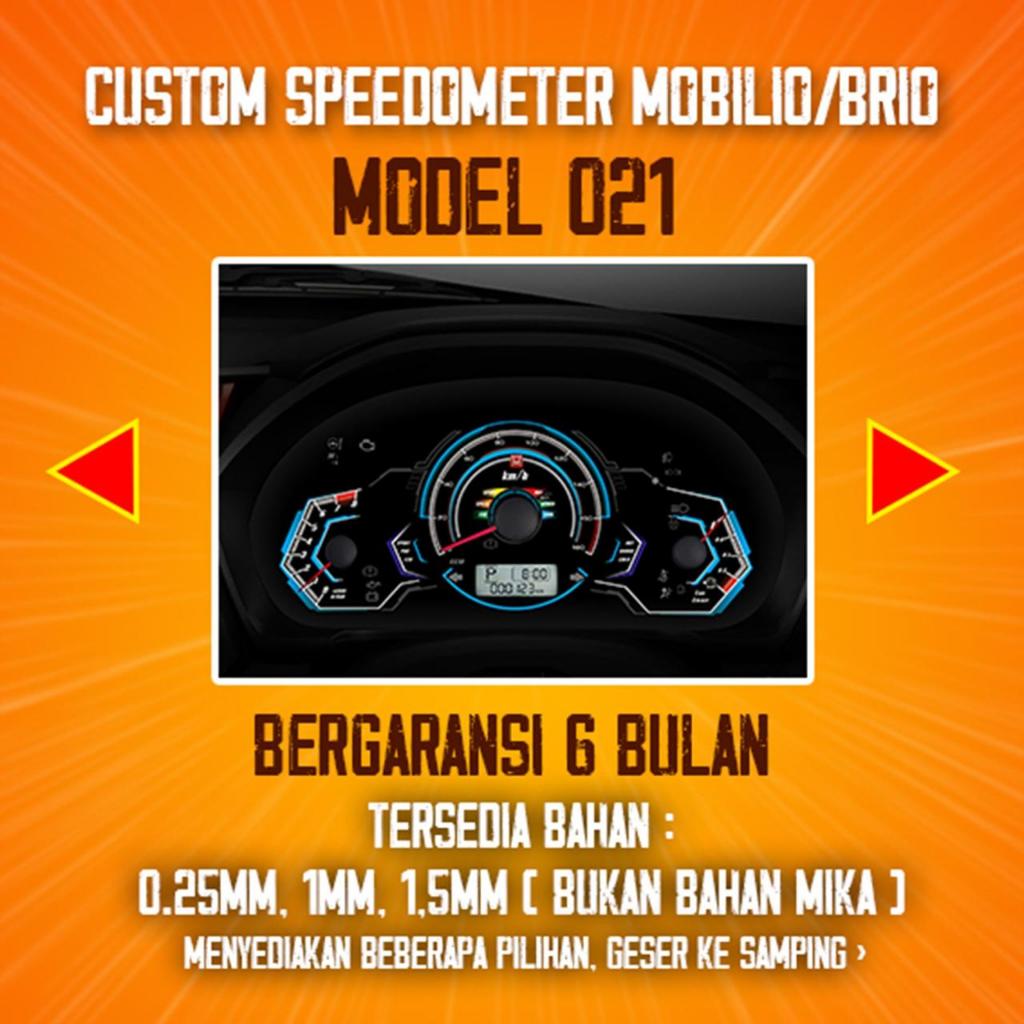 Speedometer Custom Brio / Mobilio Model 021 - 025