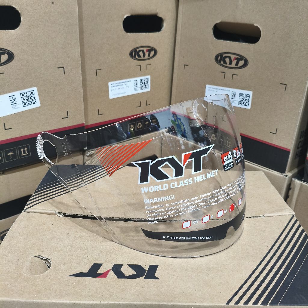 Kaca Visor KYT 2Vision 1Vision 2Vista Scorpion 2 Romeo ORIGINAL BENING