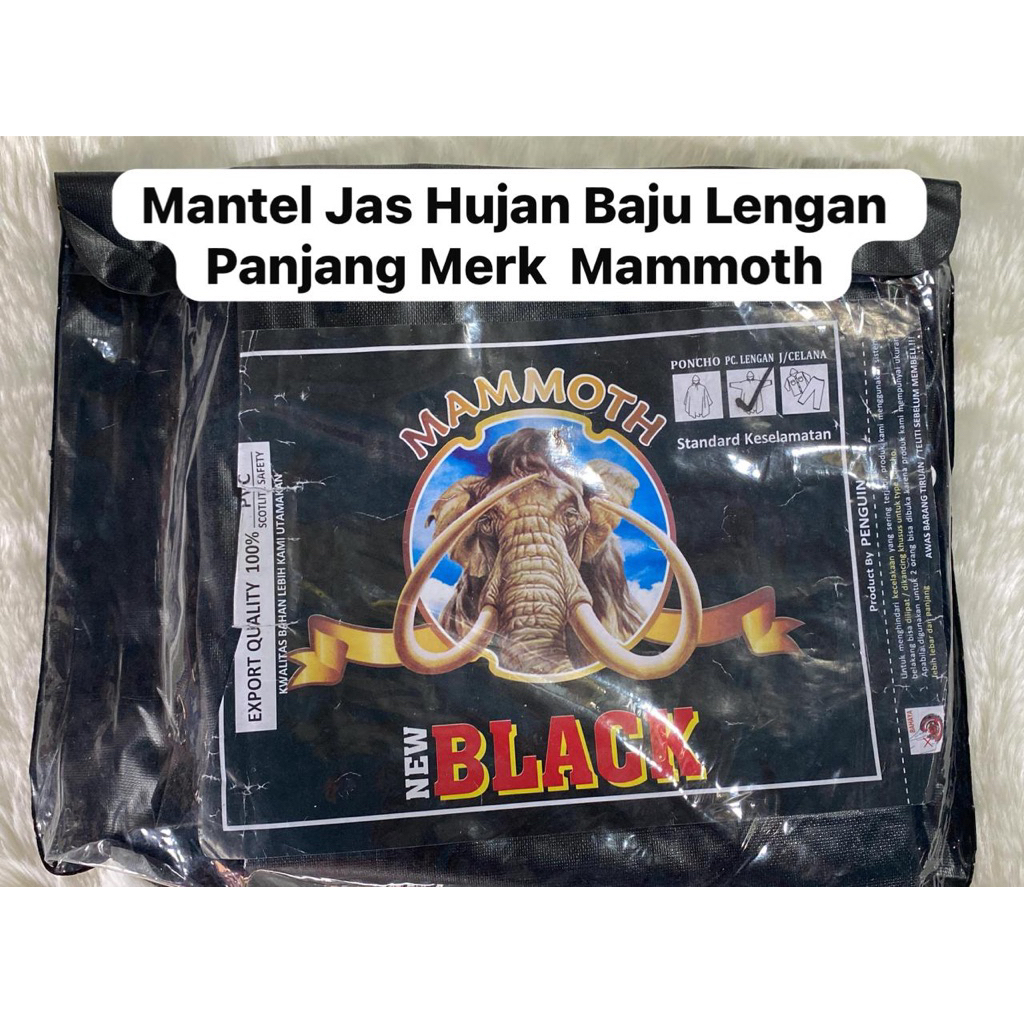 Mantel Jas Hujan Merk Mammoth