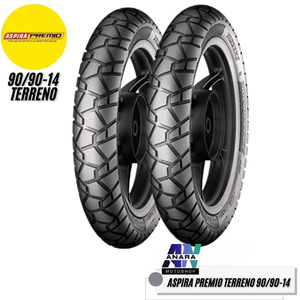 BAN ASPIRA PREMIO TERRENO 90/90-14 REAR BAN ASPIRA TERRENO 90/90-14 REAR PRODUKSI 2024