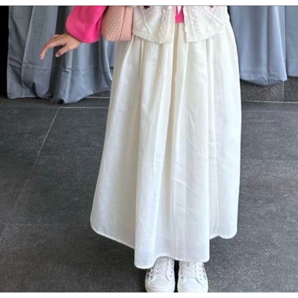 Preloved Cania Skirt Rample Basic Linen
