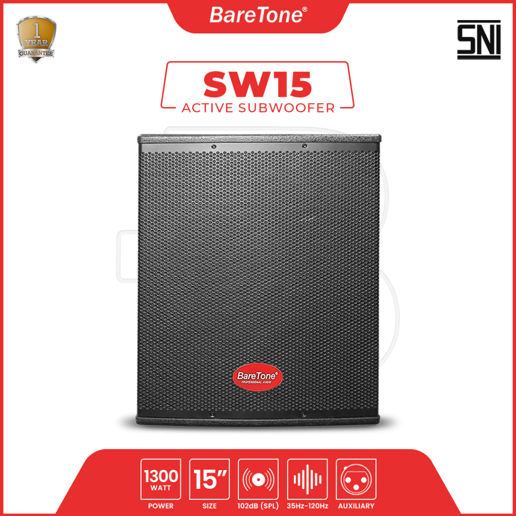 Baretone Subwoofer SW-15 Active 15 In 1300 Watt