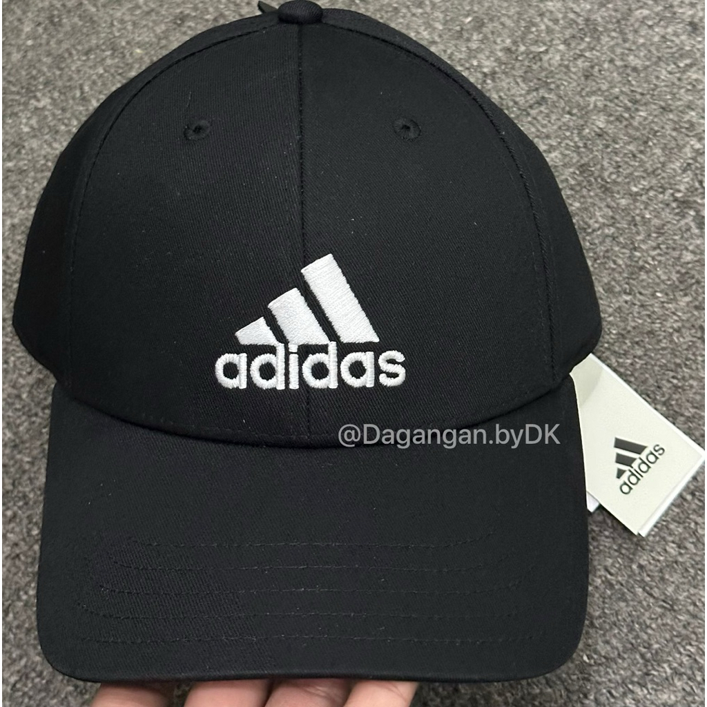 Topi Adidas Cap 3Stripes Logo Original 100% Hitam