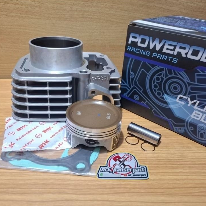 BLOK SEHER//BORING SET BORE UP 64,5 MM PEN 14 MM HONDA MEGAPRO NEW MONOSHOCK//VERZA 150 CRF 150 MONO