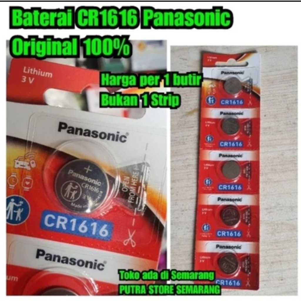 baterai remote mobil suzuki ertiga dll batre cr 1616 Baterai CR1616 panasonic original 100% Batre cr
