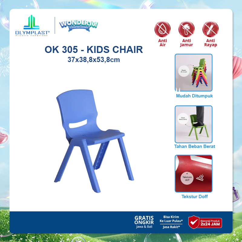 Olymplast OK 305 Kursi Anak Plastik - Kursi Anak