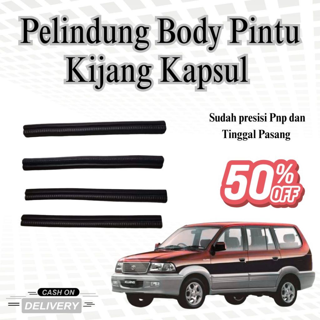 Karet Pelindung Body Pintu Toyota Kijang Kapsul | Karet Pelindung Pintu Mobil