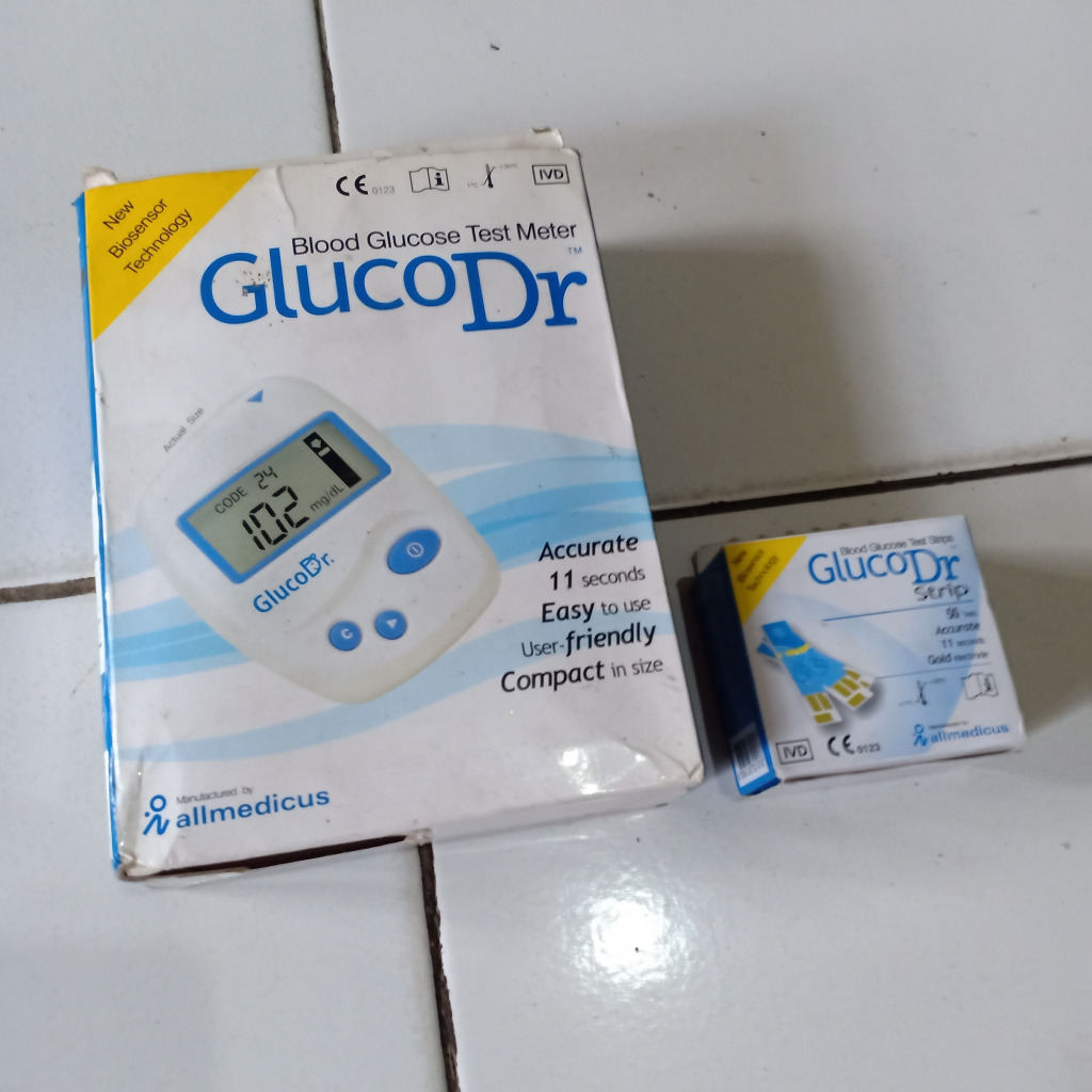 GlucoDR Alat Ukur Gula Darah