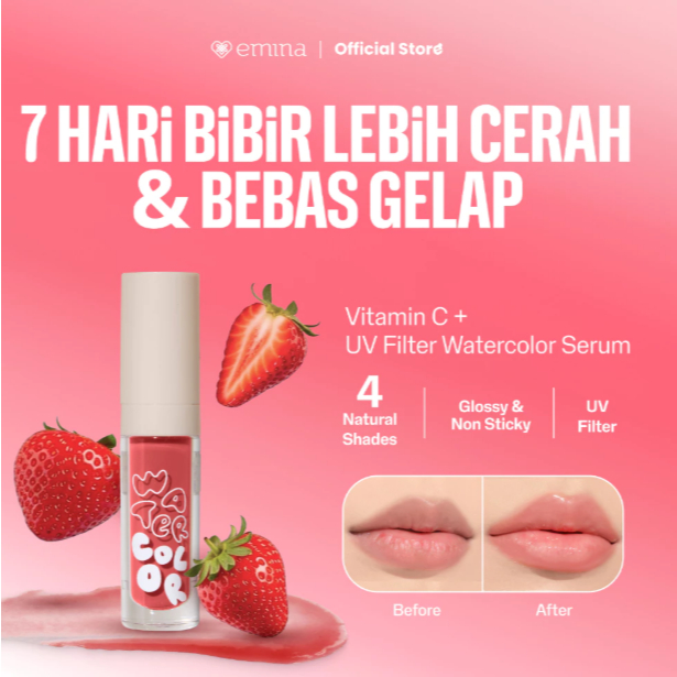 Emina Water Color Lip Serum / Emina Lip Serum / Lip Serum