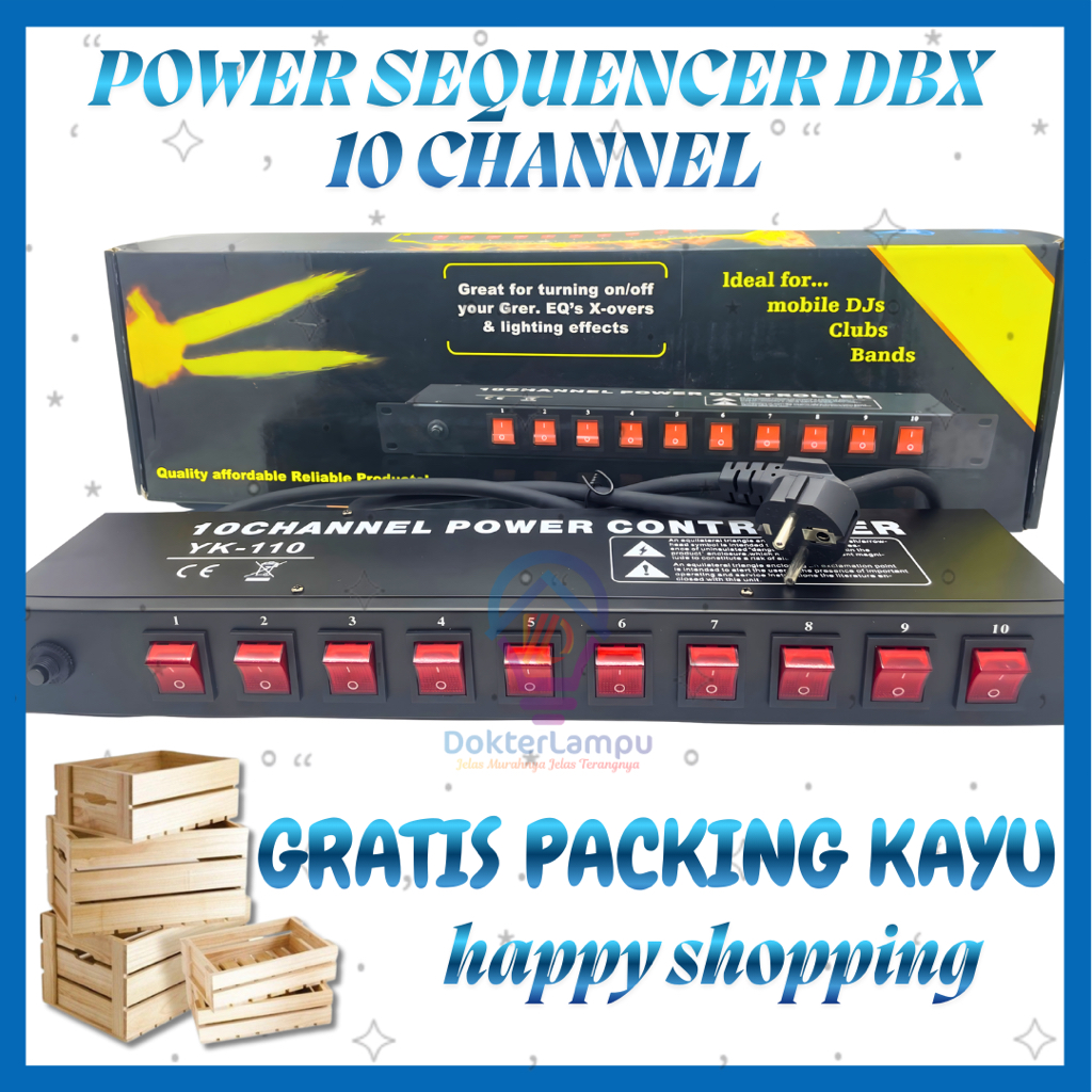 POWER SEQUENCER DBX 10 CHANNEL POWER CONTROLLER