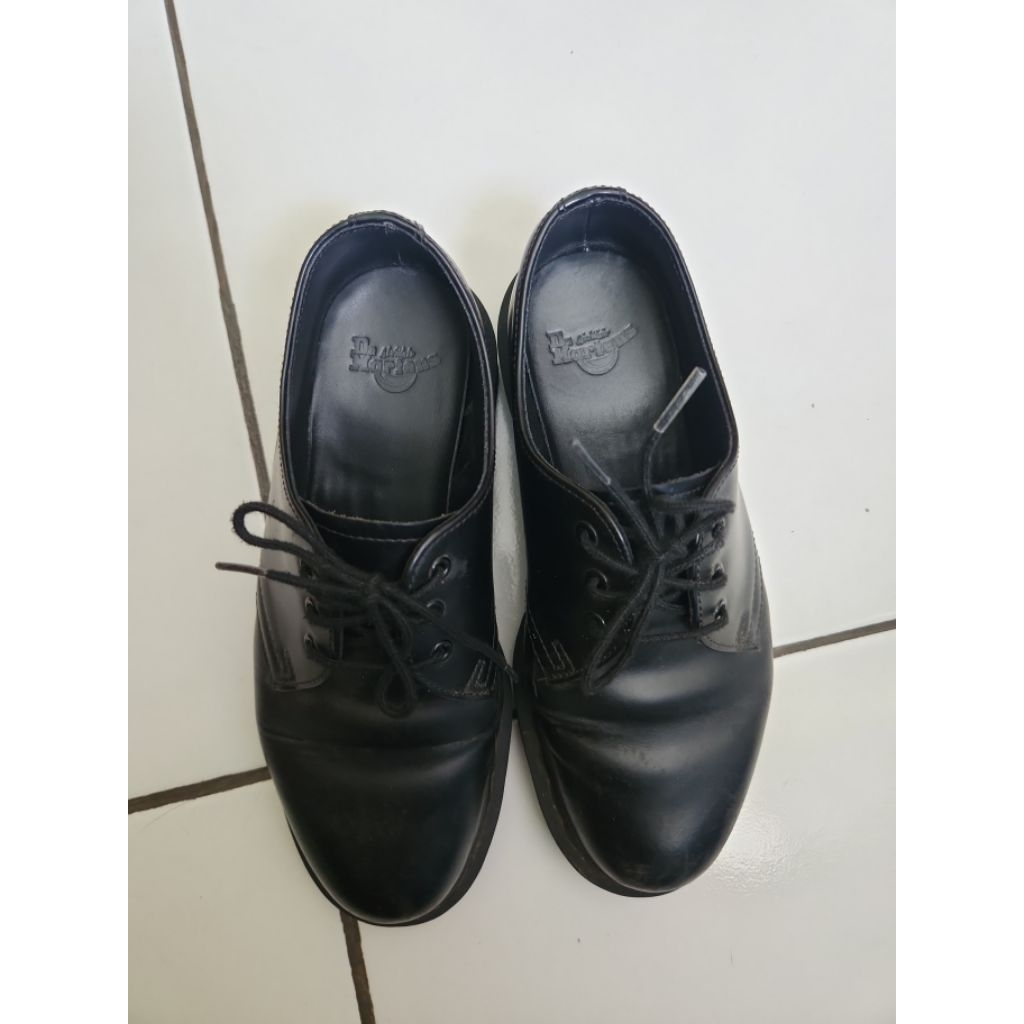 Dr. Martens 1461 Mono Smooth Low Top Shoe (Black Size 4 UK)