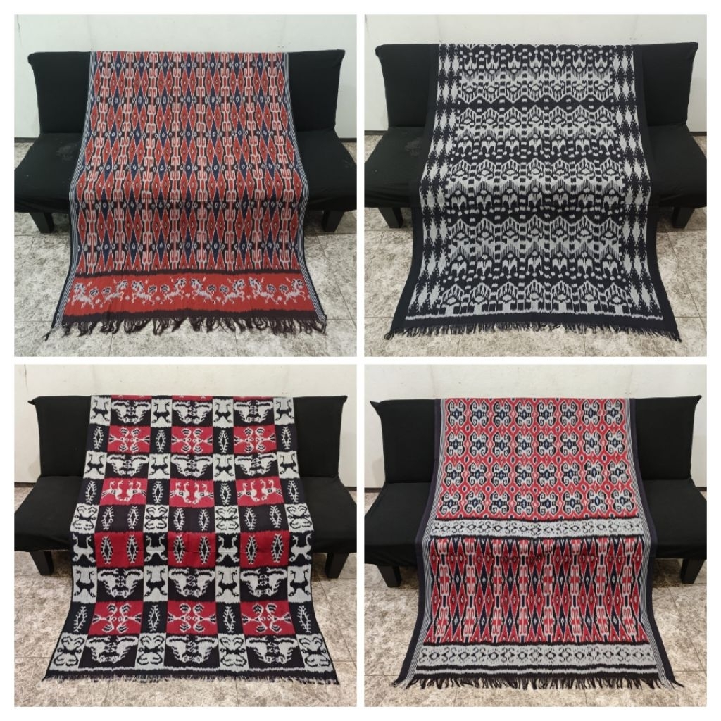 Tenun Ikat Blanket Etnik, Kain Tenun Motif Khas Toraja | Kalimantan | Lombok | Dayak | Papua | Tenun