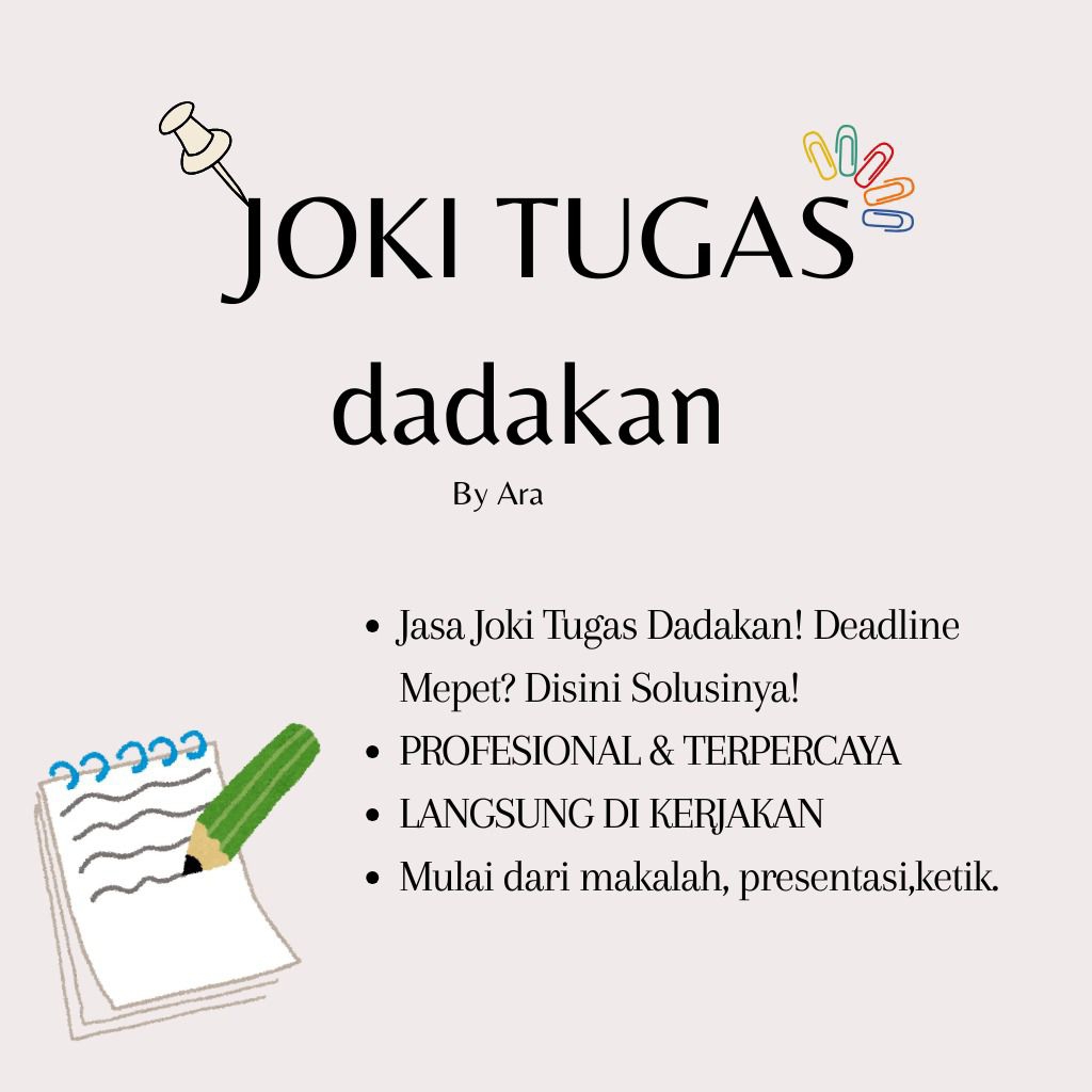 Joki tugas dadakan byara