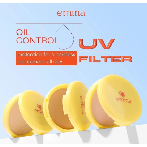 Emina Daily Matte Compact Powder / Emina Compact Powder / Emina Bedak Padat