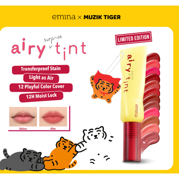 Emina Airy Surprise Tint / Emina LipTint
