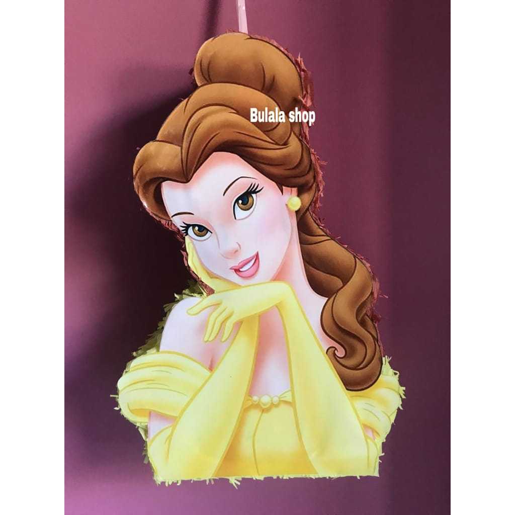 Pinata Pukul/Pinata Tarik Karakter Ulang Tahun Motif Princess Belle