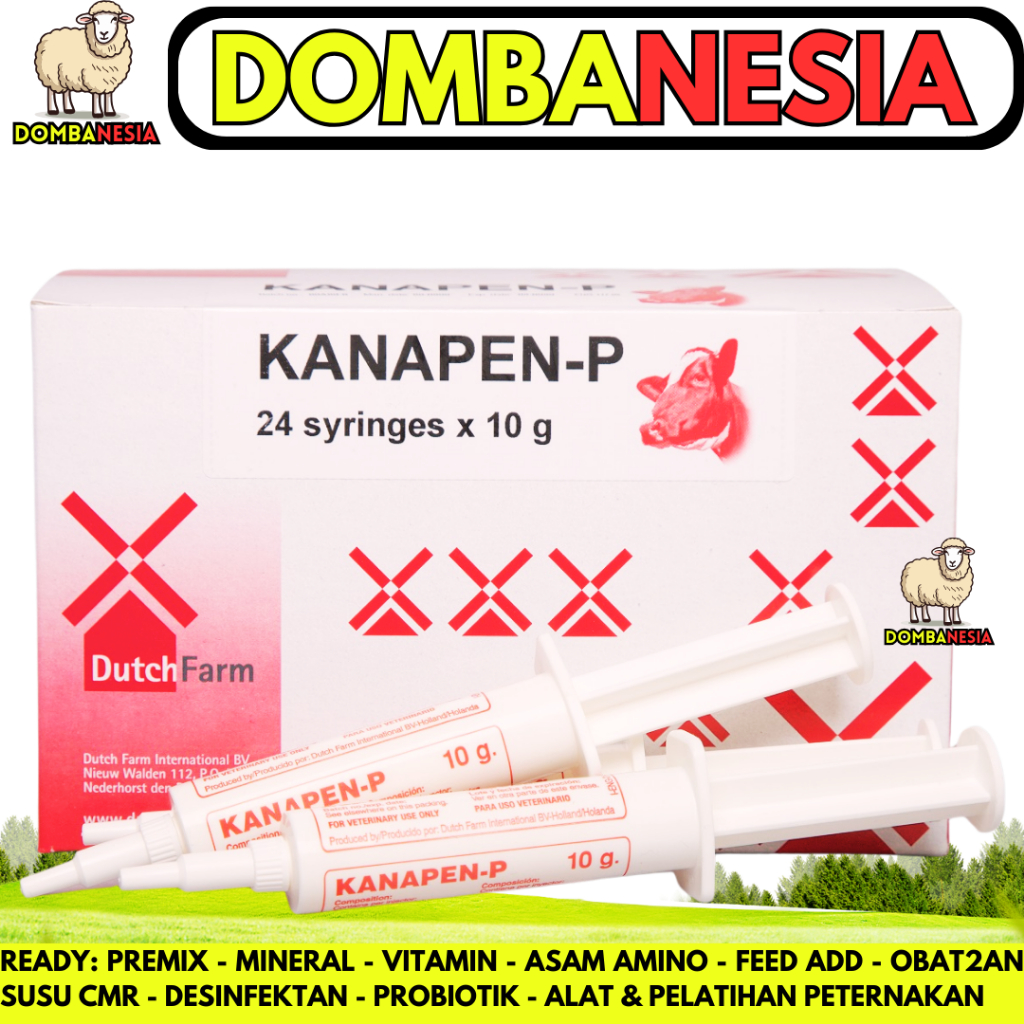KANAPEN P 10 ML - Obat Mastitis Kambing - Obat Mastitis Sapi - Obat Mastitis Laktasi Ampuh Kambing S