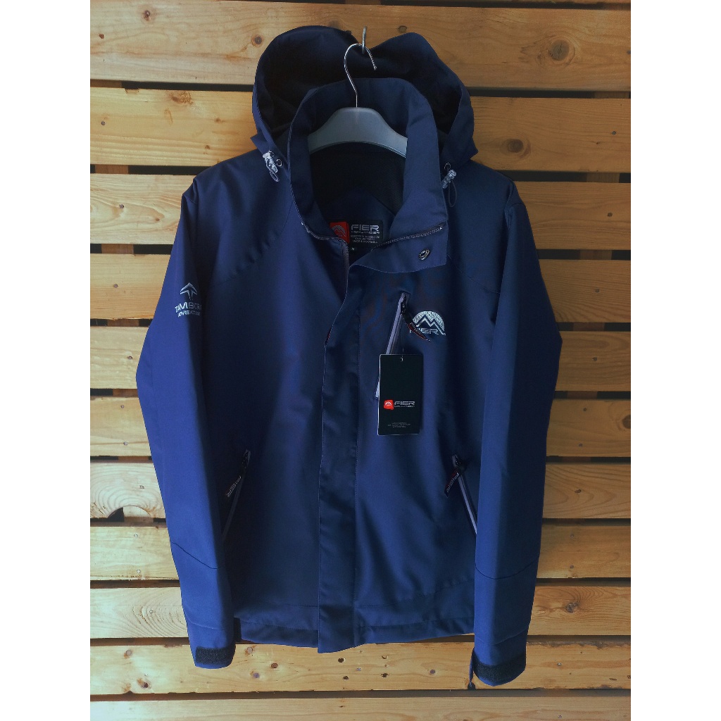 Fier Jacket Tambora Biru Dongker Navy inner POLAR jaket Pria